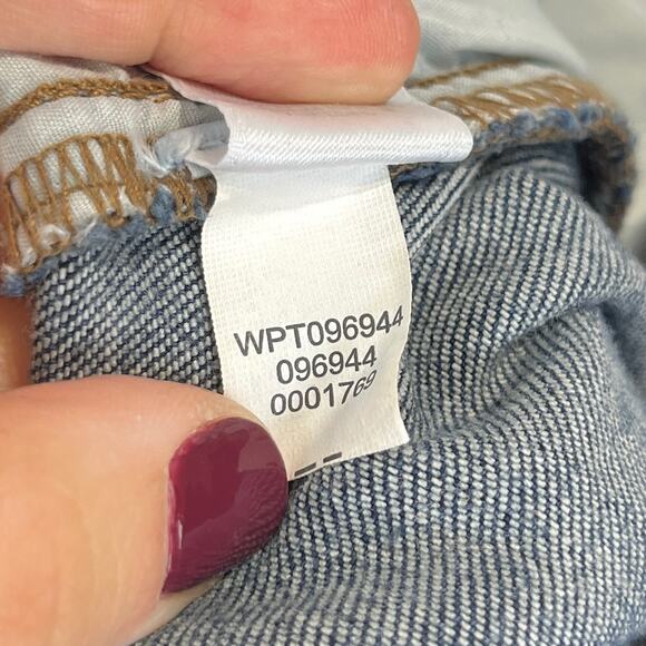 NWT J. JILL Denim Weekender Straight Leg Jeans Zip Fly 5 Pocket Blue 26W Plus - Picture 9 of 10